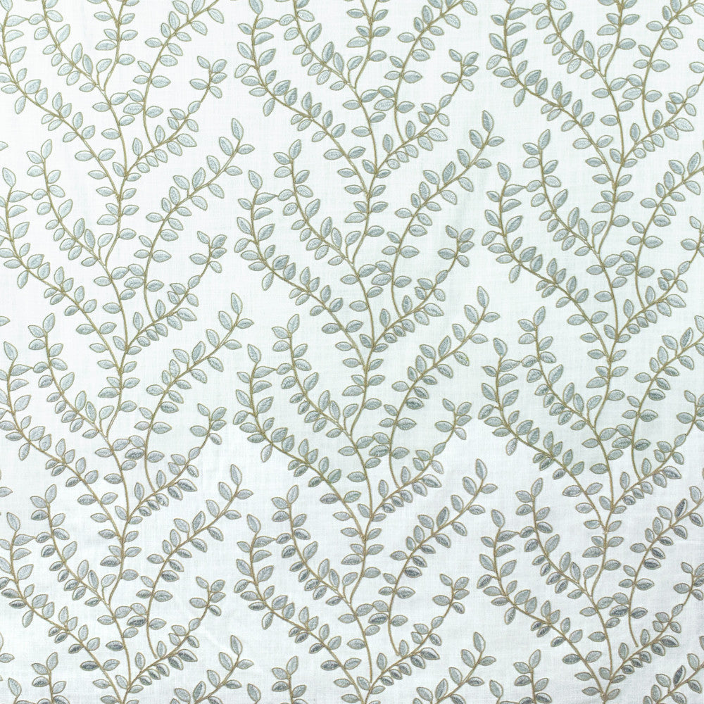 S2671 Sky by Greenhouse Designer Fabric 100% Polyester With 100% Polyester Embroidery India 9,000 double rubs </p><p>Repeat: 13" H, 9.5" V 52" - Swanky Fabrics -