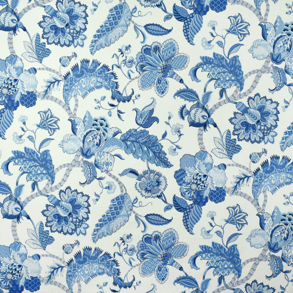S2698 Marina by Greenhouse Designer Fabric 100% Cotton USA 15,000 </p><p>Repeat: 27" H, 27" V 54" - Swanky Fabrics -