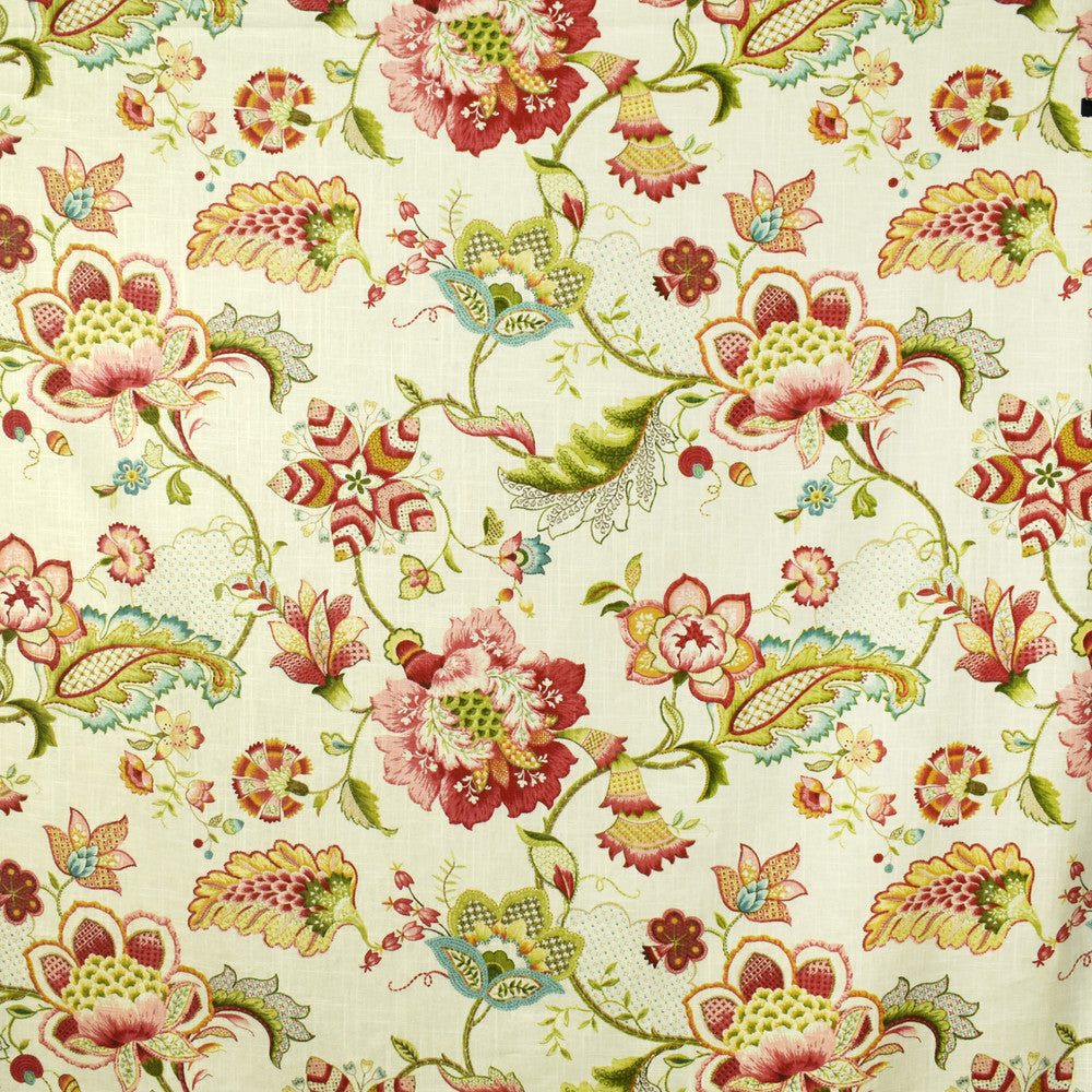 S2722 Blossom by Greenhouse Designer Fabric 55% Linen, 45% Rayon China 15,000 double rubs </p><p>Repeat: 27" H, 27" V 54" - Swanky Fabrics -