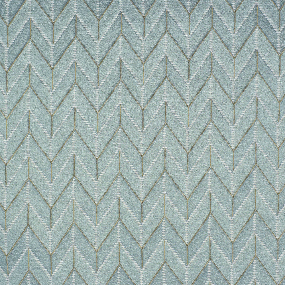 S3014 Spa by Greenhouse Designer Fabric 100% Polyester China 15,000 double rubs </p><p>Repeat: 1.75" H, 1.75" V 54" - Swanky Fabrics -