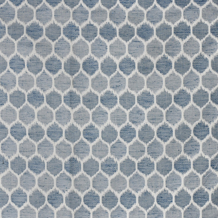S3027 Indigo by Greenhouse Designer Fabric 63% Polyester, 37% Cotton India 30,000 double rubs </p><p>Repeat: 3.5" H, 6.5" V 54" - Swanky Fabrics -