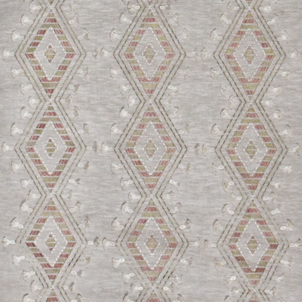 S3114 Cameo by Greenhouse Designer Fabric 71% Polyester, 29% Cotton With 100% Polyester Embroidery INDIA 9,000 </p><p>Repeat: 6.5" H, 6.25" V 52" - Swanky Fabrics -