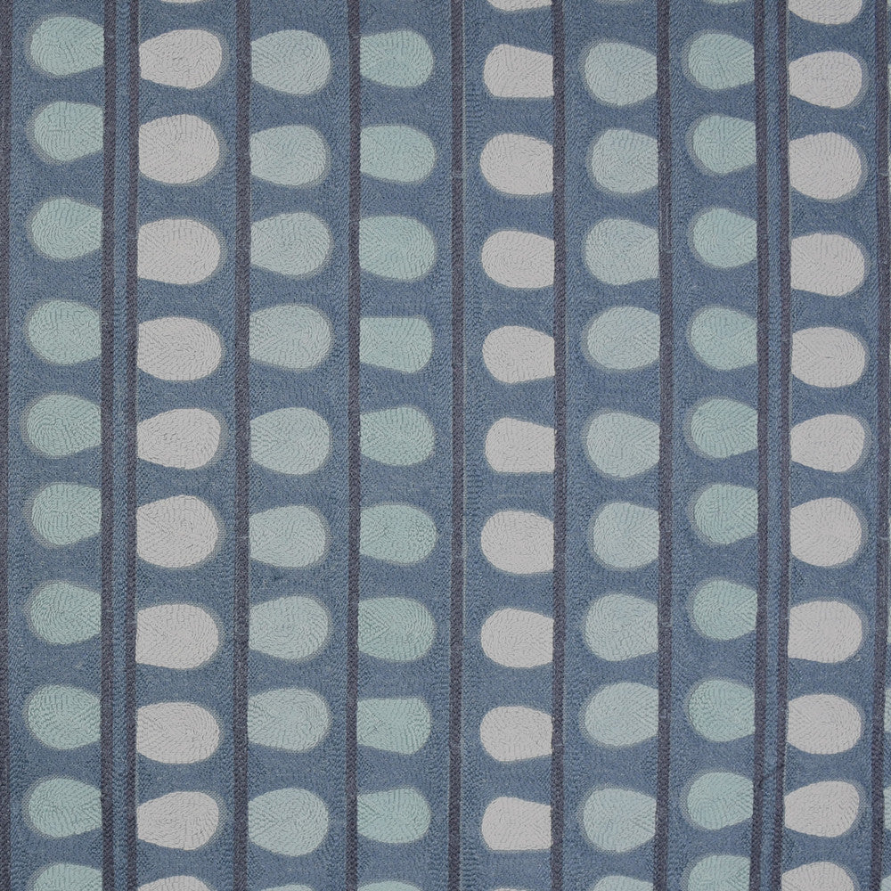 S3125 Storm by Greenhouse Designer Fabric 70% Viscose, 30% Linen With 100% Cotton Embroidery India 9,000 double rubs </p><p>Repeat: 10.5" H, 6" V 53" - Swanky Fabrics -