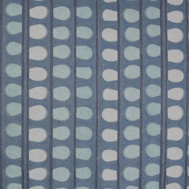 S3125 Storm by Greenhouse Designer Fabric 70% Viscose, 30% Linen With 100% Cotton Embroidery India 9,000 double rubs </p><p>Repeat: 10.5" H, 6" V 53" - Swanky Fabrics -