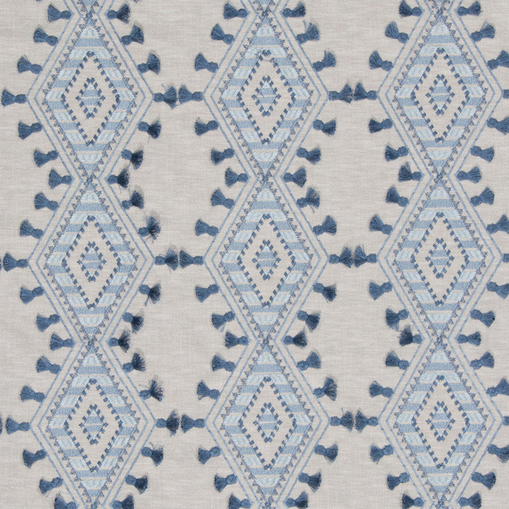 S3142 Bluebell by Greenhouse Designer Fabric 71% Polyester, 29% Cotton With 100% Polyester Embroidery INDIA 9,000 </p><p>Repeat: 6.5" H, 6.25" V 52" - Swanky Fabrics -
