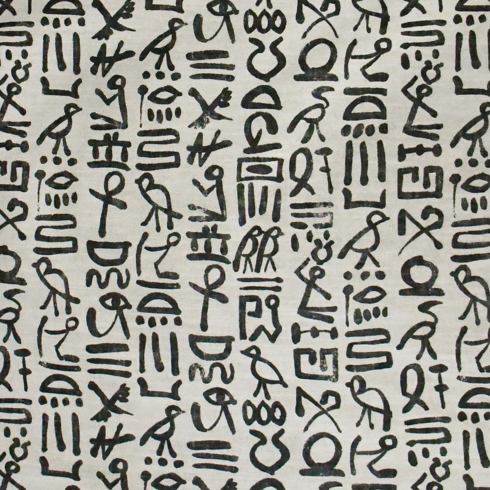 S3154 Ebony by Greenhouse Designer Fabric M03: Memos by COLOR 75% Cotton, 25% Linen Pakistan 30,000 double rubs </p><p>Repeat: 27" H, 27" V 54" - Swanky Fabrics -