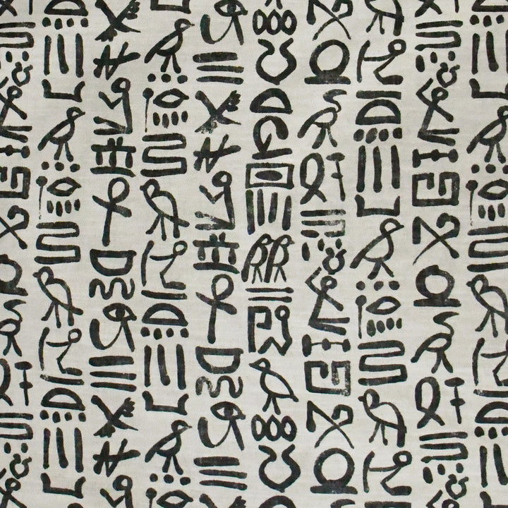 S3154 Ebony by Greenhouse Designer Fabric M03: Memos by COLOR 75% Cotton, 25% Linen Pakistan 30,000 double rubs </p><p>Repeat: 27" H, 27" V 54" - Swanky Fabrics -