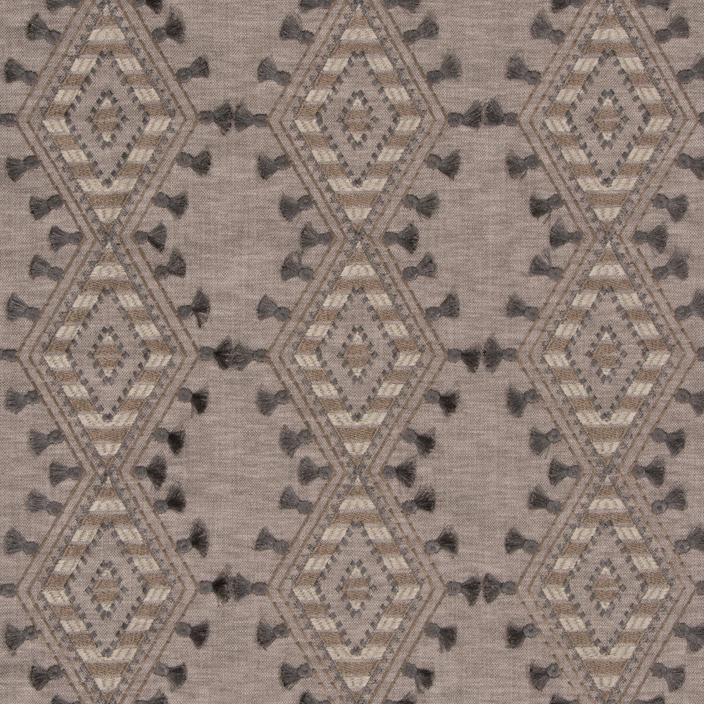 S3159 Storm by Greenhouse Designer Fabric M03: Memos by Color 71% Polyester, 29% Cotton With 100% Polyester Embroidery India 9,000 double rubs </p><p>Repeat: 6.5" H, 6.25" V 52" - Swanky Fabrics -