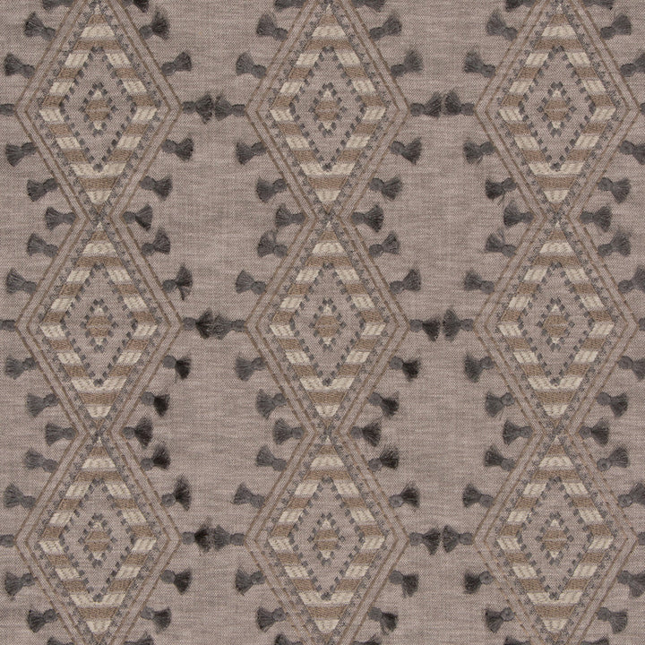 S3159 Storm by Greenhouse Designer Fabric M03: Memos by Color 71% Polyester, 29% Cotton With 100% Polyester Embroidery India 9,000 double rubs </p><p>Repeat: 6.5" H, 6.25" V 52" - Swanky Fabrics -