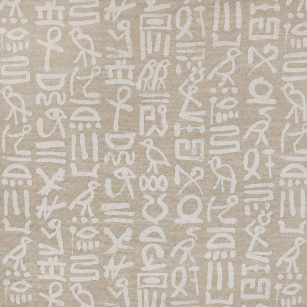 S3163 Chalk by Greenhouse Designer Fabric 75% Cotton, 25% Linen Pakistan 30,000 double rubs </p><p>Repeat: 27" H, 27" V 54" - Swanky Fabrics -