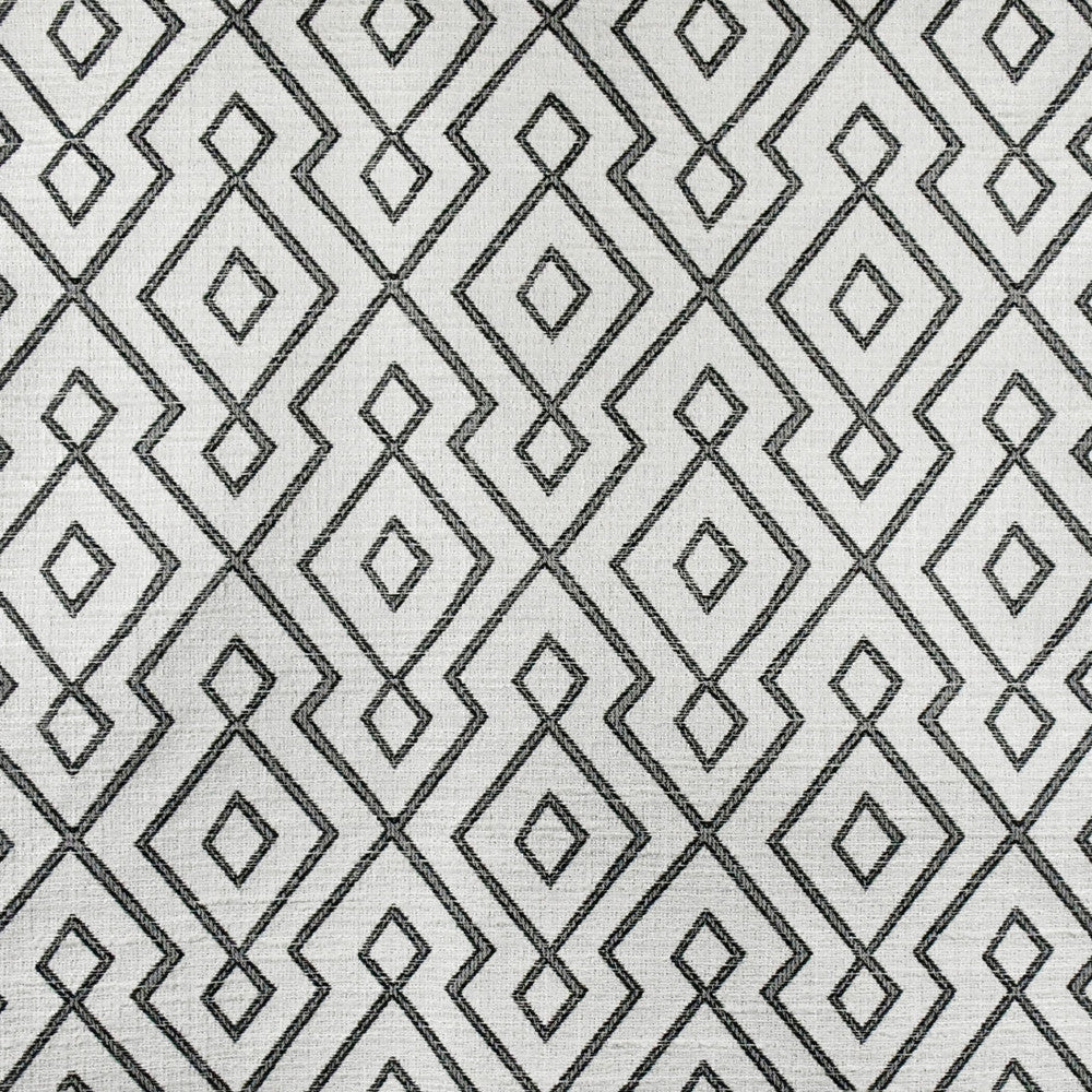 S3166 Ebony/Ivory by Greenhouse Designer Fabric 100% Polyester China 45,000 </p><p>Repeat: 7.25" H, 12.375" V 58" - Swanky Fabrics -