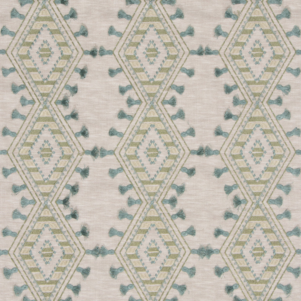 S3182 Greenery by Greenhouse Designer Fabric 71% Polyester, 29% Cotton With 100% Polyester Embroidery INDIA 9,000 </p><p>Repeat: 6.5" H, 6.25" V 52" - Swanky Fabrics -