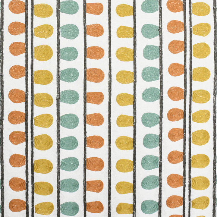 S3210 Agate by Greenhouse Designer Fabric M03: Memos by Color 70% Viscose, 30% Linen With 100% Cotton Embroidery India 9,000 double rubs </p><p>Repeat: 10.5" H, 6" V 53" - Swanky Fabrics -