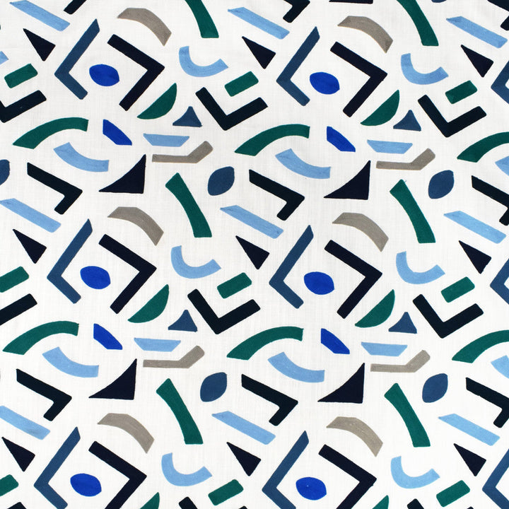 S3400 Horizon by Greenhouse Designer Fabric 90% Polyester, 10% Linen With 100% Acrylic Embroidery INDIA 9,000 </p><p>Repeat: 14.5" H, 15.5" V 52" - Swanky Fabrics -