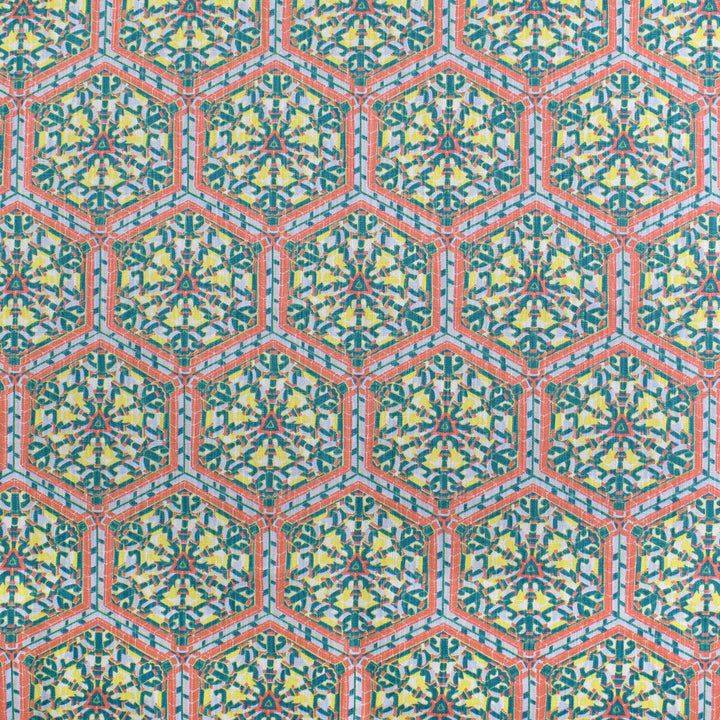 S3446 Garden by Greenhouse Designer Fabric 85% Cotton, 15% Linen PAKISTAN 24,000 </p><p>Repeat: 7.71" H, 12.625" V 54" - Swanky Fabrics -