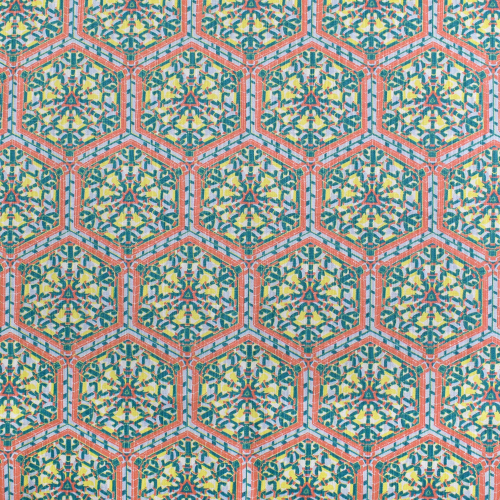 S3446 Garden by Greenhouse Designer Fabric M04: Memos by Color 85% Cotton, 15% Linen Pakistan 24,000 double rubs </p><p>Repeat: 7.71" H, 12.625" V 54" - Swanky Fabrics -