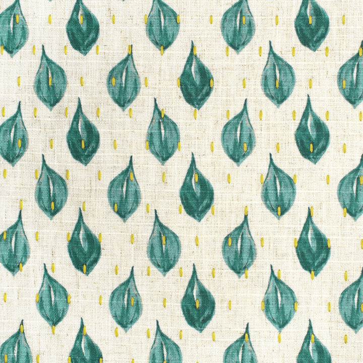 S3613 Turquoise by Greenhouse Designer Fabric M05: Memos by Color 96% Polyester, 4% Linen China 18,000 double rubs </p><p>Repeat: 7" H, 3.25" V 57" - Swanky Fabrics -