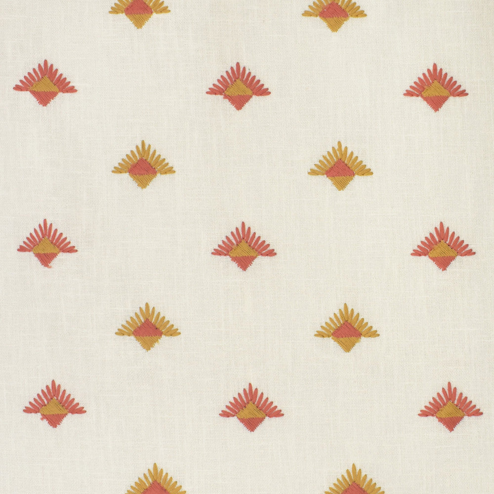 S3626 Rose by Greenhouse Designer Fabric 73% Polyester, 27% Cotton With 100% Polyester Embroidery India 9,000 </p><p>Repeat: 3.75" H, 3" V 54" - Swanky Fabrics -