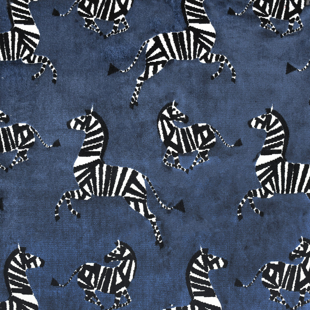 S3647 Sapphire by Greenhouse Designer Fabric 80% Spun Viscose, 20% Polyester India 25,000 double rubs </p><p>Repeat: 13.5" H, 20.25" V 56" - Swanky Fabrics -