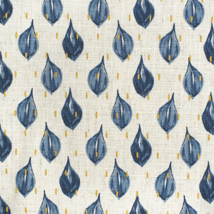 S3655 Indigo by Greenhouse Designer Fabric 96% Polyester, 4% Linen China 18,000 double rubs </p><p>Repeat: 7" H, 3.25" V 57" - Swanky Fabrics -