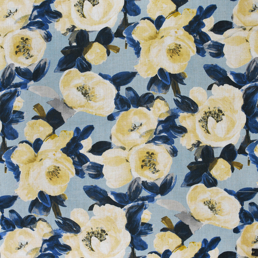 S3660 Stream by Greenhouse Designer Fabric 95% Polyester, 5% Linen China 53,000 double rubs </p><p>Repeat: 27" H, 26" V 58" - Swanky Fabrics -