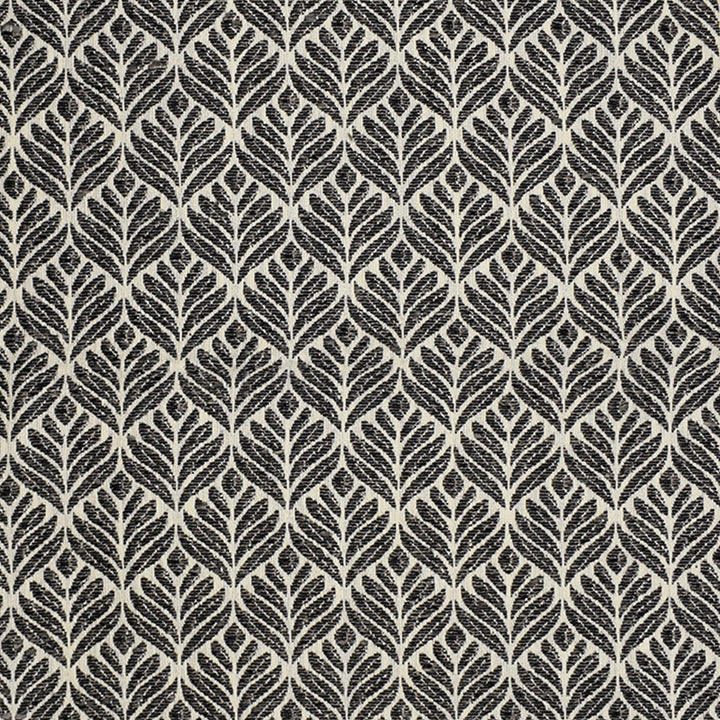 S3855 Charcoal by Greenhouse Designer Fabric 63% Polyester, 37% Cotton India 50,000 double rubs </p><p>Repeat: 1.75" H, 2.5" V 54" - Swanky Fabrics -