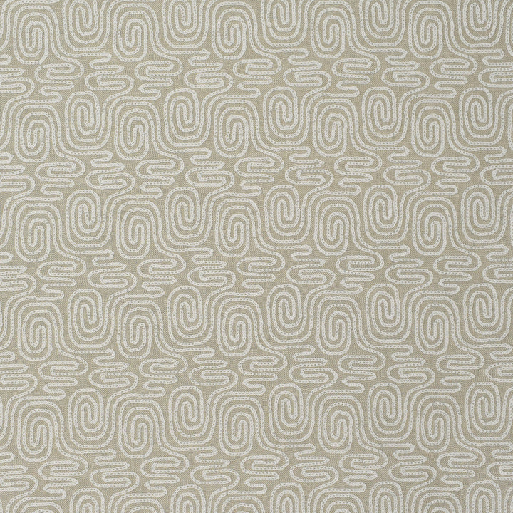 S3870 Smoke by Greenhouse Designer Fabric S52: Oyster 73% Cotton, 27% Polyester With 100% Cotton Embroidery India DRAPERY double rubs </p><p>Repeat: 6" H, 6" V 56" - Swanky Fabrics -