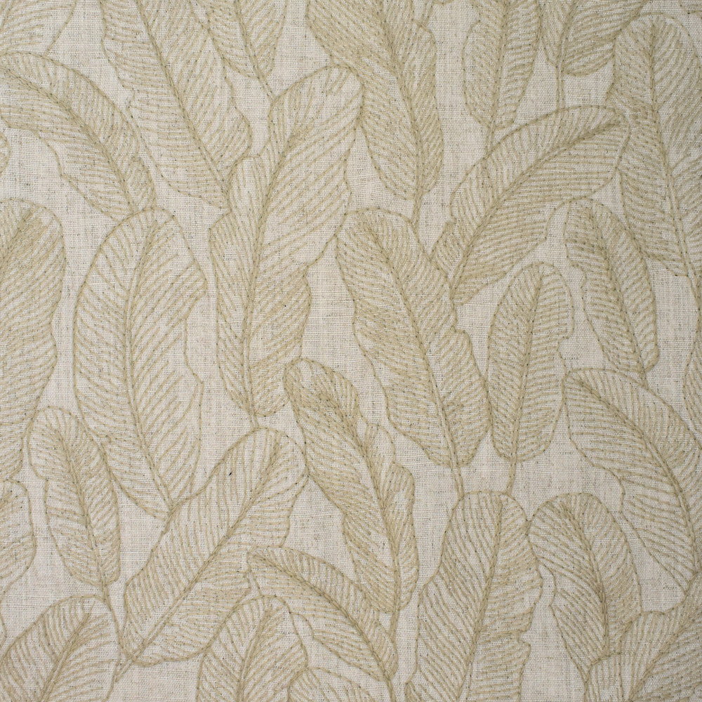 S3885 Ivory by Greenhouse Designer Fabric 92% Polyester, 8% Linen India 50,000 double rubs </p><p>Repeat: 17" H, 15.5" V 51" - Swanky Fabrics -