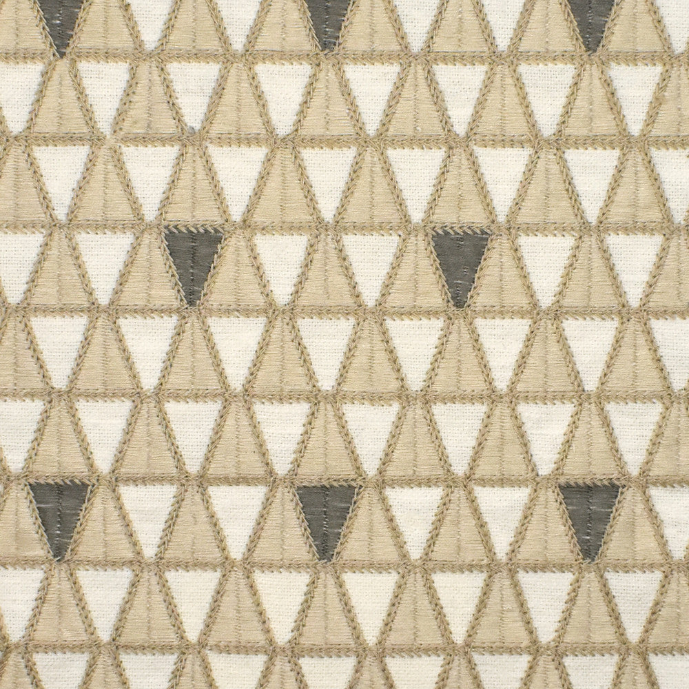S3895 Sandstone by Greenhouse Designer Fabric S52: Oyster 71% Polyester, 29% Cotton With 100% Viscose Embroidery India 9,000 double rubs </p><p>Repeat: 3.25" H, 6.4" V 52" - Swanky Fabrics -