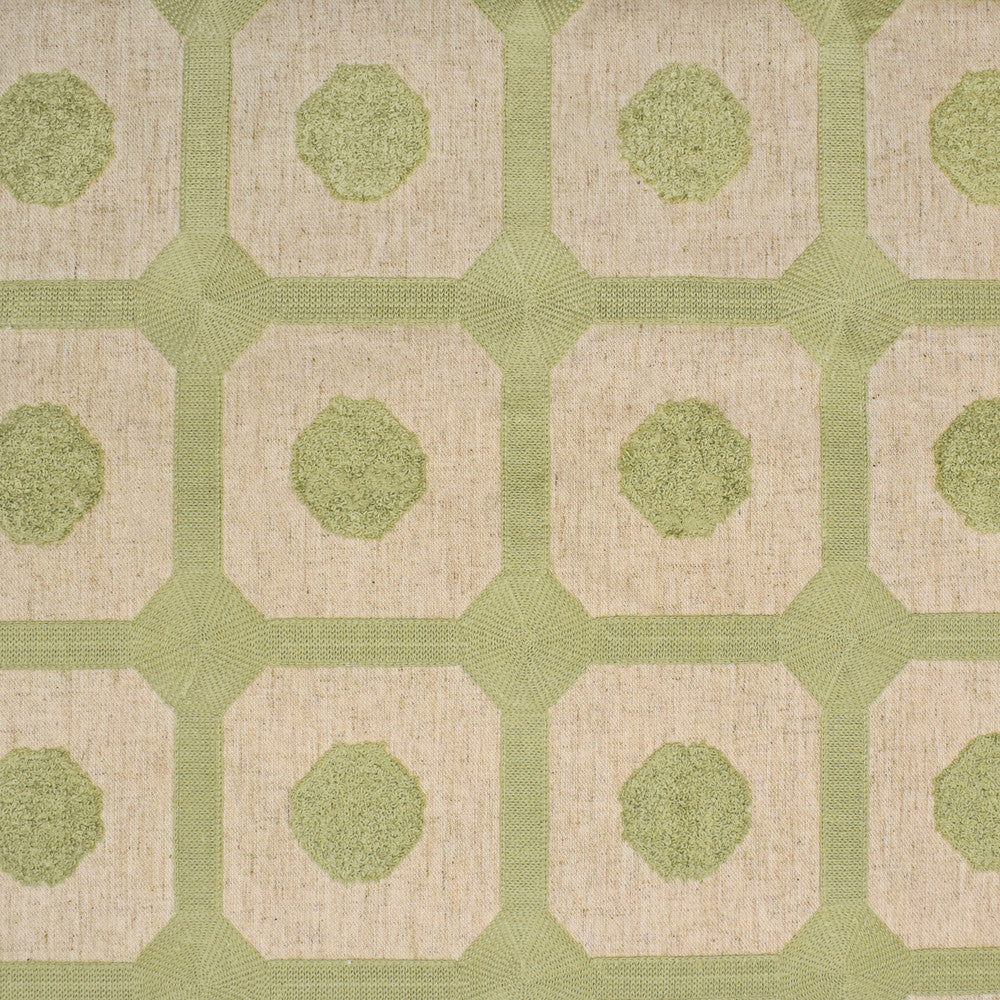 S3953 Sage by Greenhouse Designer Fabric 68% Polyester, 21% Linen, 11% Cotton With 100% Cotton Embroidery India 9,000 double rubs </p><p>Repeat: 4.5" H, 4.7" V 52" - Swanky Fabrics -