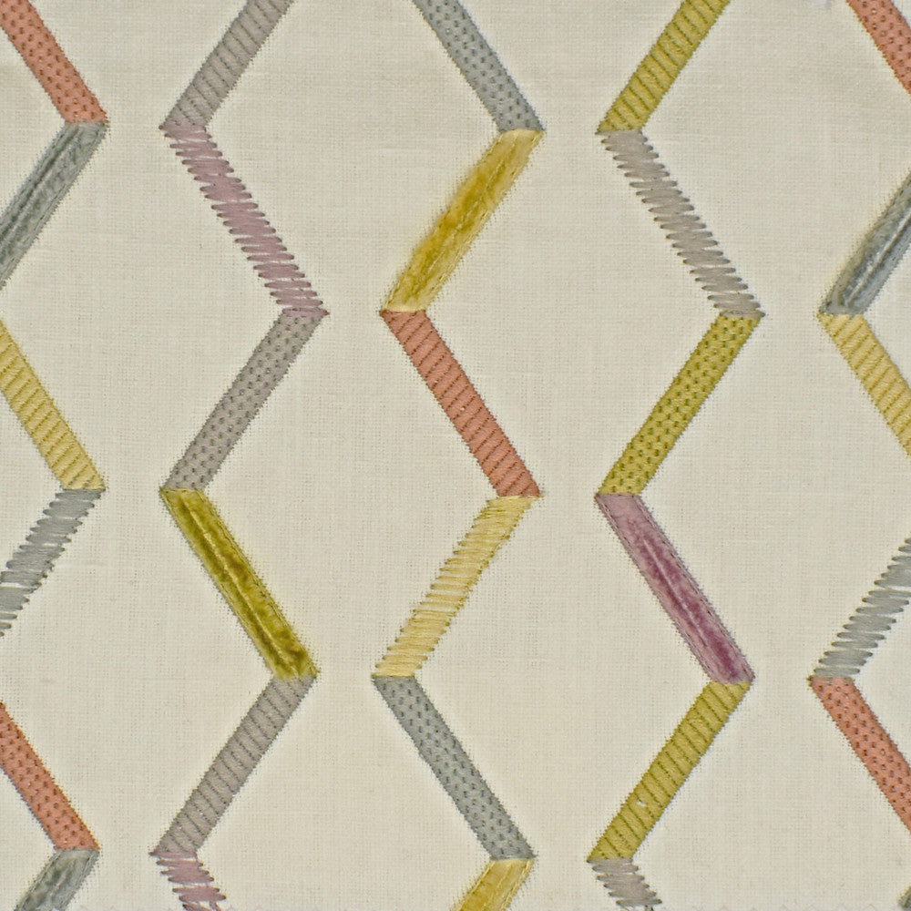 S3958 Thistle by Greenhouse Designer Fabric 50% Polyester, 50% Cotton With 100% Polyester Embroidery India 9,000 double rubs </p><p>Repeat: 7.4" H, 6.4" V 52" - Swanky Fabrics -