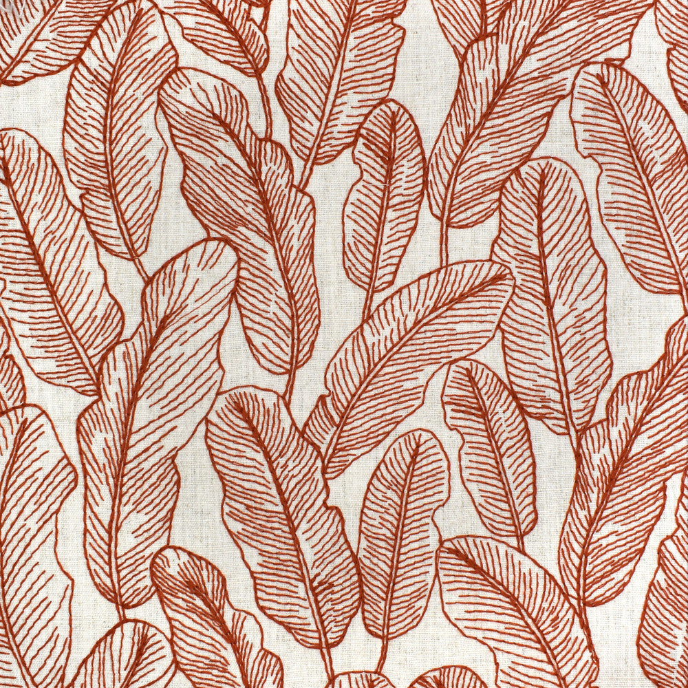 S3975 Rust by Greenhouse Designer Fabric S53: Meadow 92% Polyester, 8% Linen India 50,000 double rubs </p><p>Repeat: 17" H, 15.5" V 51" - Swanky Fabrics -