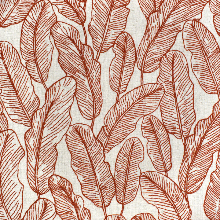 S3975 Rust by Greenhouse Designer Fabric 92% Polyester, 8% Linen India 50,000 double rubs </p><p>Repeat: 17" H, 15.5" V 51" - Swanky Fabrics -