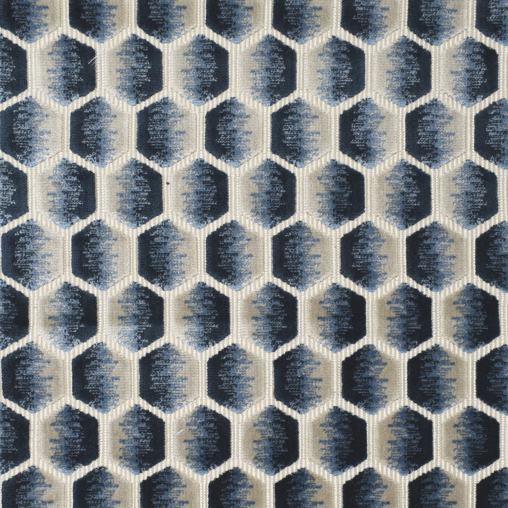 S3982 Waves by Greenhouse Designer Fabric 51% Polyester, 49% Viscose India 50,000 </p><p>Repeat: 1.5" H, 2.75" V 54" - Swanky Fabrics -