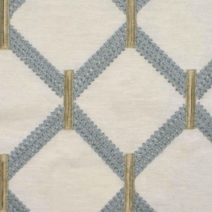 S3983 Sky by Greenhouse Designer Fabric S54: Baltic 71% Polyester, 29% Cotton With 100% Viscose Embroidery India 9,000 double rubs </p><p>Repeat: 6.4" H, 6.4" V 52" - Swanky Fabrics -