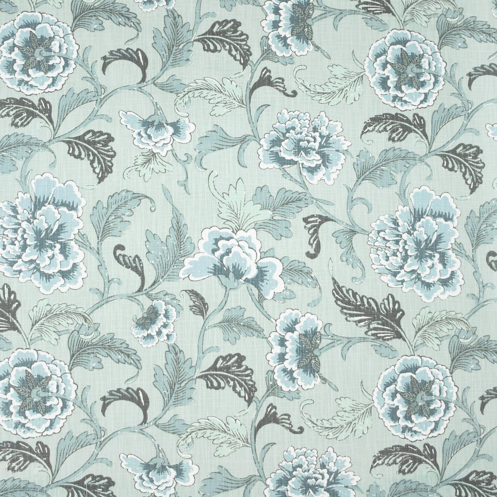 S3986 Mist by Greenhouse Designer Fabric 54% Cotton, 46% Polyester China 15,000 </p><p>Repeat: 27.5" H, 24.5" V 56" - Swanky Fabrics -