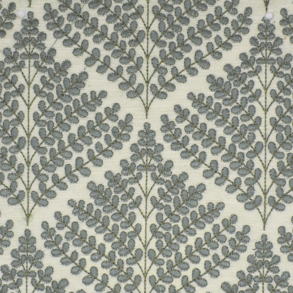 S3987 Sky by Greenhouse Designer Fabric 71% Polyester, 29% Cotton With 100% Polyester Embroidery India 9,000 double rubs </p><p>Repeat: 6.5" H, 6.4" V 52" - Swanky Fabrics -