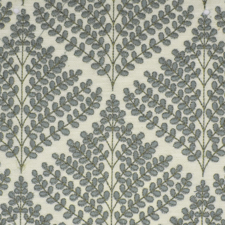 S3987 Sky by Greenhouse Designer Fabric 71% Polyester, 29% Cotton With 100% Polyester Embroidery India 9,000 double rubs </p><p>Repeat: 6.5" H, 6.4" V 52" - Swanky Fabrics -