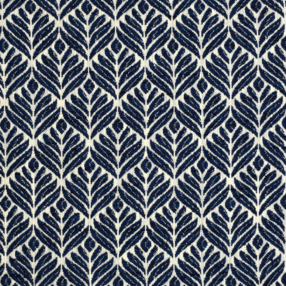 S4016 Denim by Greenhouse Designer Fabric 63% Polyester, 37% Cotton India 50,000 </p><p>Repeat: 1.75" H, 2.5" V 54" - Swanky Fabrics -