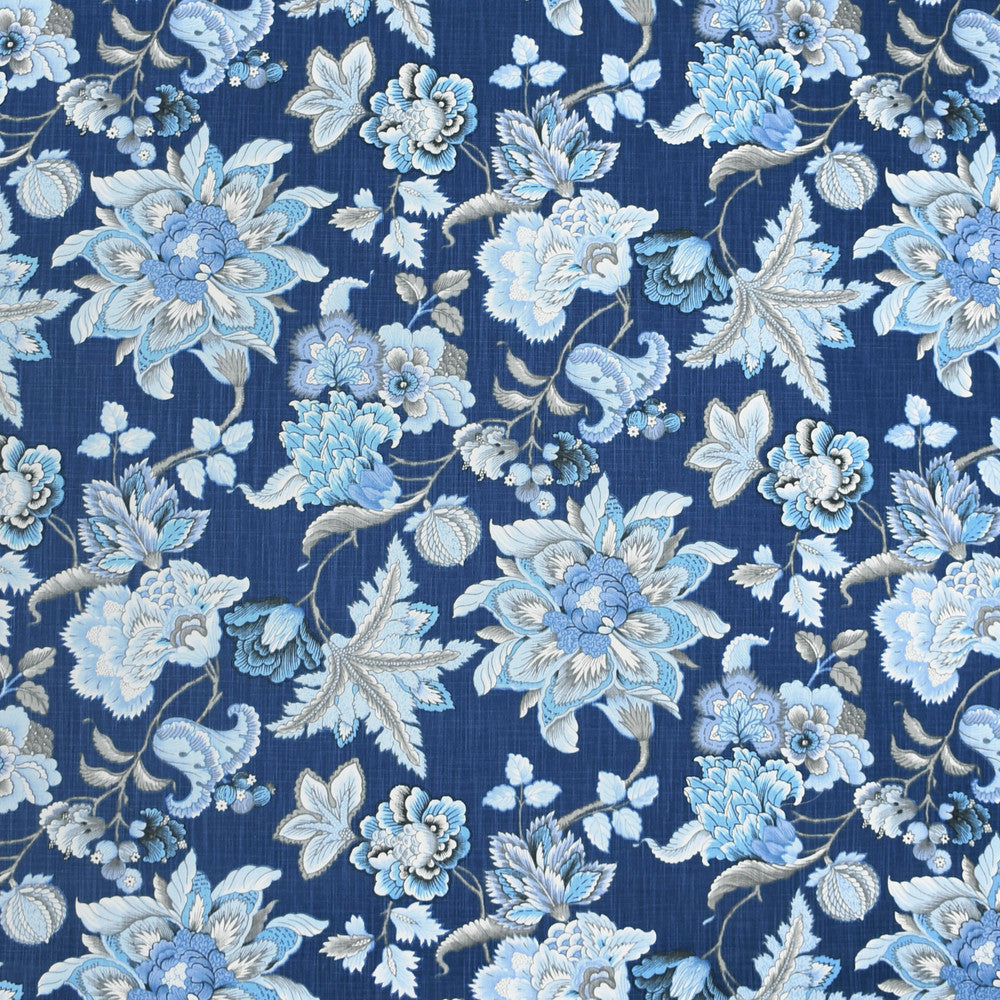 S4023 Blueberry by Greenhouse Designer Fabric S54: Baltic 59% Cotton, 41% Polyester China 15,000 double rubs </p><p>Repeat: 24.5" H, 27.5" V 54" - Swanky Fabrics -
