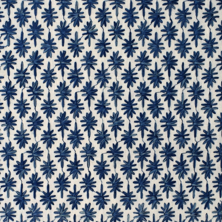 S4024 Porcelain by Greenhouse Designer Fabric S54: Baltic 50% Polyester, 50% Cotton With 100% Viscose Embroidery India 9,000 double rubs </p><p>Repeat: 1.1" H, 1.2" V 52" - Swanky Fabrics -