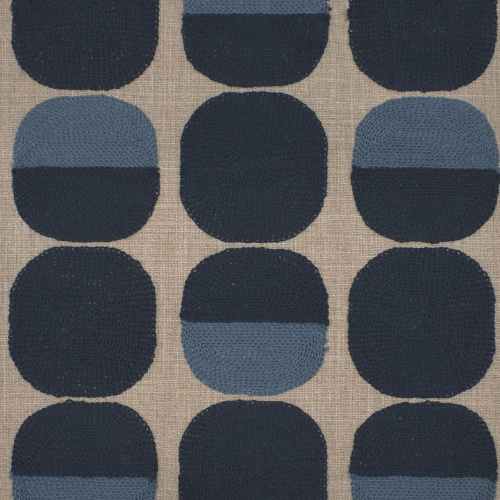 S4033 Prussian by Greenhouse Designer Fabric 52% Cotton, 48% Polyester With 100% Cotton Embroidery India 9,000 double rubs </p><p>Repeat: 10.5" H, 9.3" V 52" - Swanky Fabrics -