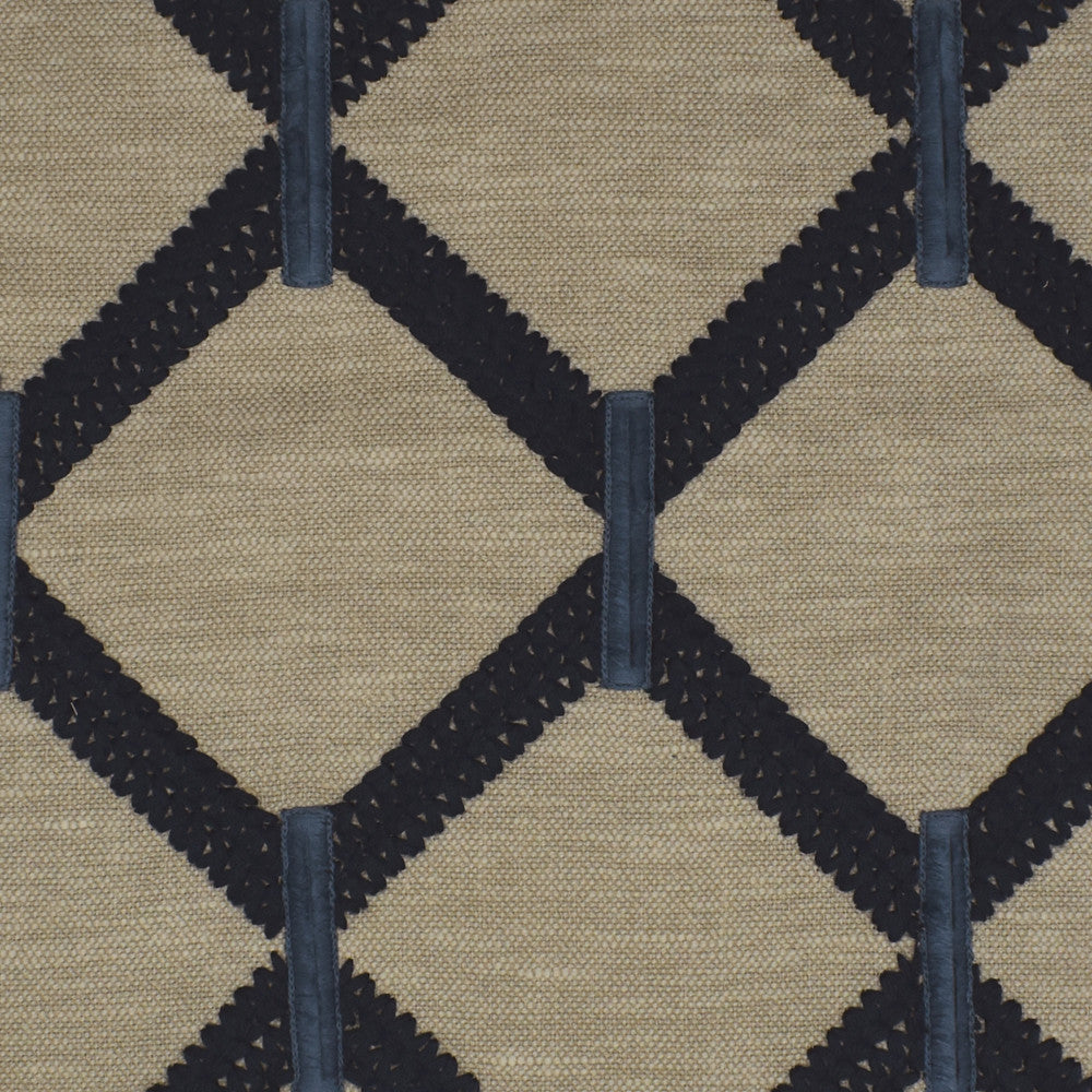S4036 Nautical by Greenhouse Designer Fabric 71% Polyester, 29% Cotton With 100% Viscose Embroidery India 9,000 double rubs </p><p>Repeat: 6.4" H, 6.4" V 52" - Swanky Fabrics -