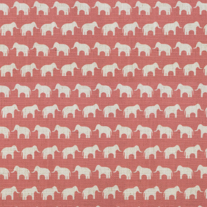S4102 Coral by Greenhouse Designer Fabric 91% Polyester, 9% Linen China 53,000 double rubs </p><p>Repeat: 1.2" H, 2.4" V 56" - Swanky Fabrics -