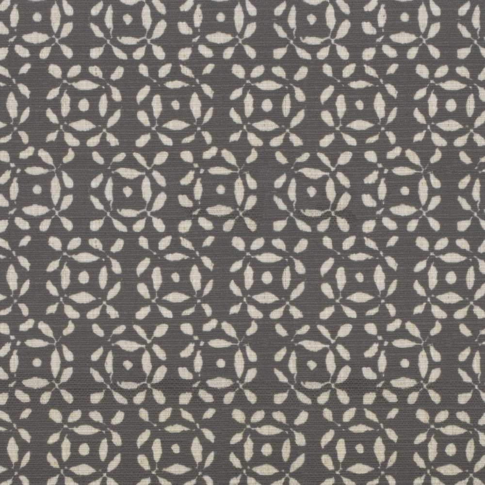 S4111 Pewter by Greenhouse Designer Fabric M07: Memos by Color 91% Polyester, 9% Linen China 53,000 double rubs </p><p>Repeat: 9" H, 8.5" V 56" - Swanky Fabrics -
