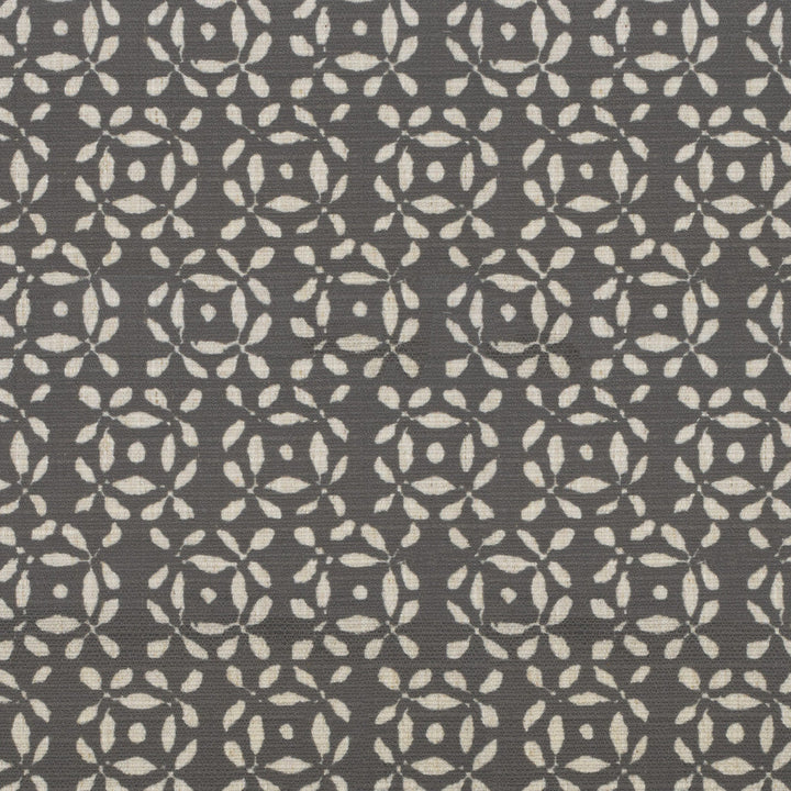 S4111 Pewter by Greenhouse Designer Fabric M07: Memos by Color 91% Polyester, 9% Linen China 53,000 double rubs </p><p>Repeat: 9" H, 8.5" V 56" - Swanky Fabrics -