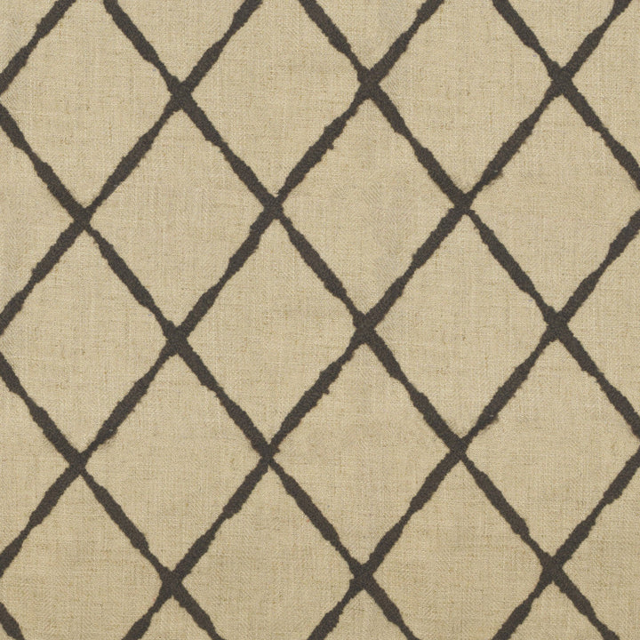 S4113 Smoke by Greenhouse Designer Fabric 80% Polyester, 15% Acrylic, 5% Linen China 20,000 </p><p>Repeat: 4.5" H, 6" V 58" - Swanky Fabrics -