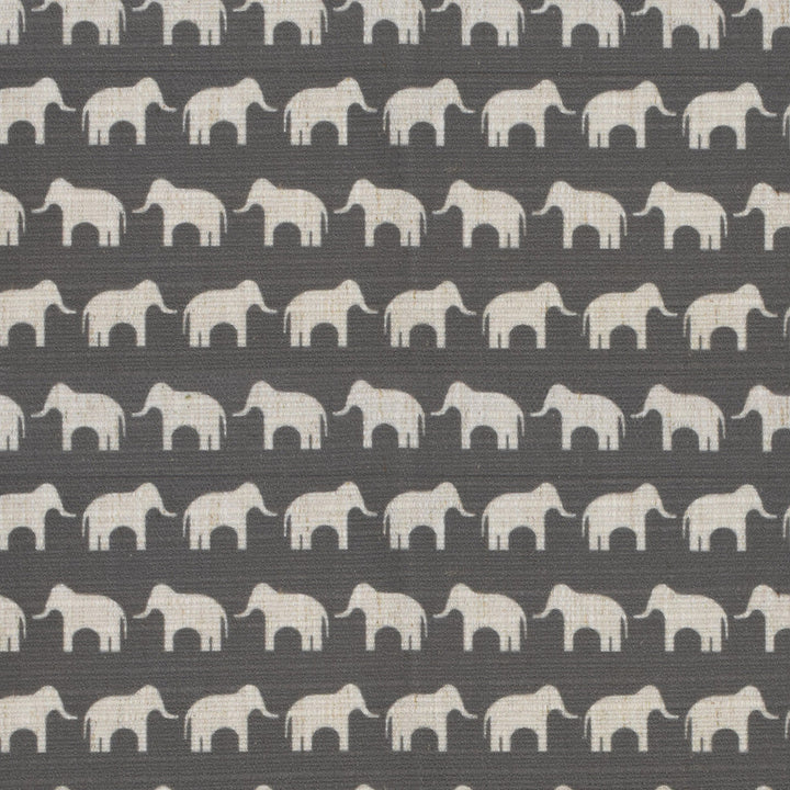 S4118 Pewter by Greenhouse Designer Fabric 91% Polyester, 9% Linen China 53,000 double rubs </p><p>Repeat: 1.2" H, 2.4" V 56" - Swanky Fabrics -