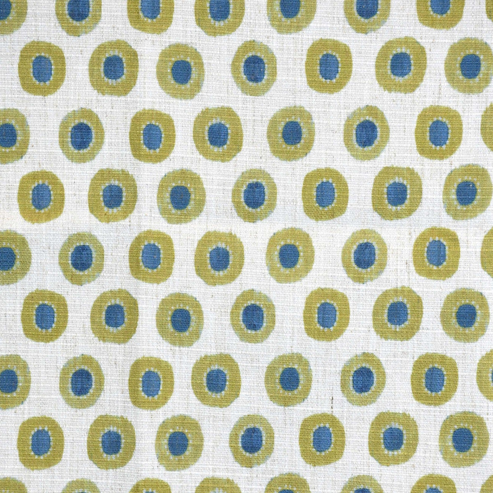 S4130 Citron by Greenhouse Designer Fabric 91% Polyester, 9% Linen China 53,000 double rubs </p><p>Repeat: 6.75" H, 6" V 56" - Swanky Fabrics -