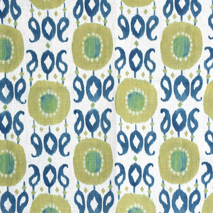 S4135 Citron by Greenhouse Designer Fabric 91% Polyester, 9% Linen China 53,000 double rubs </p><p>Repeat: 12" H, 9" V 56" - Swanky Fabrics -